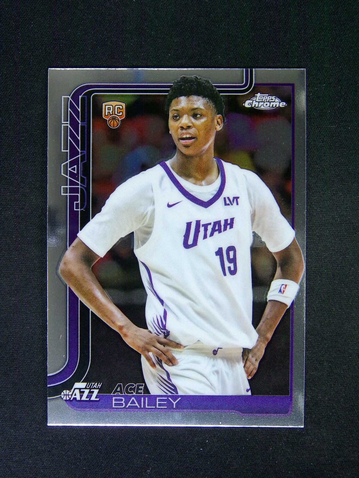 2025-26 Topps Chrome Ace Bailey #255 RC Rookie