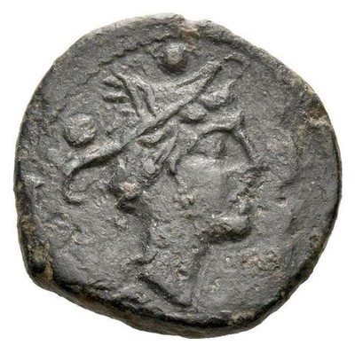 Roman Republic - Second Punic War (ca. 207-206 BC) Bronze 'Corn-Ear' Sextans