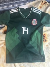 2018 Mexico Home World Cup Jersey Kids large/medium Green Climalite Adidas