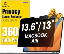 360  Anti Peep Privacy Screen for MacBook Air 13.6" M2, M3, M4, 2022-2025 