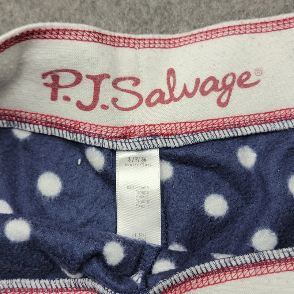 Pantalones Cortos PJ Salvage Mujer Azul Talla S Lunares Elastizados Foto 3 de 4