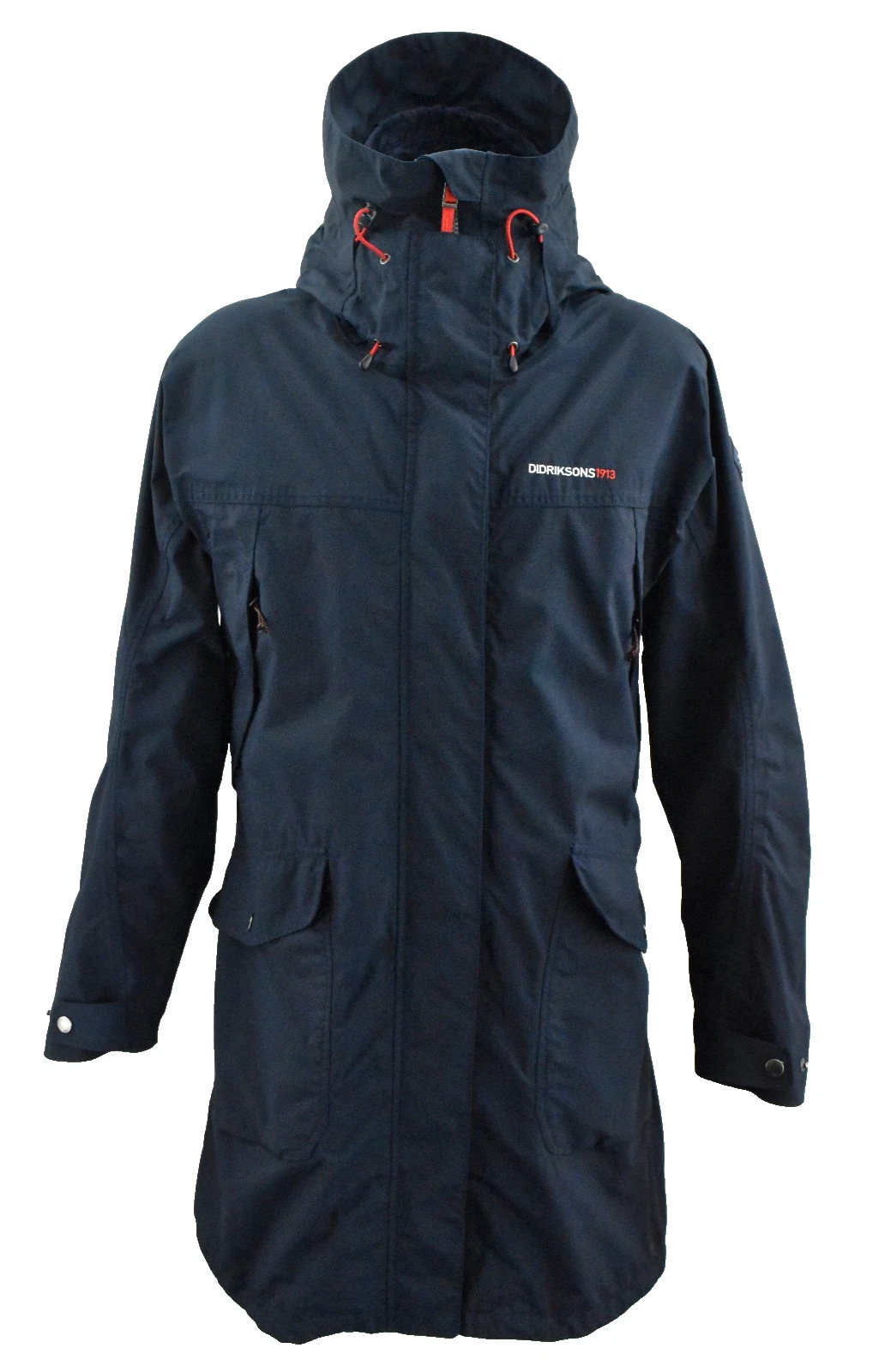DIDRIKSONS Thelma Jacket Womens Coat Storm System Waterproof Parka Hooded sz 44