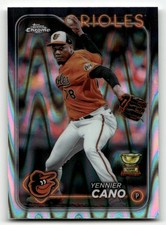 2024 Topps Chrome #130 Yennier Cano Raywave Refractors