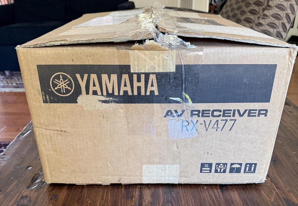 New Yamaha RX-V477 5.1-Channel Home Theater Receiver In Box Complete - Image 2 of 4