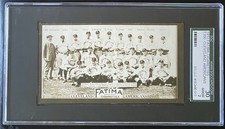 1913 T200 Fatima Cleveland with Joe Jackson, Lajoie SGC 30 GD good HOF Black Sox
