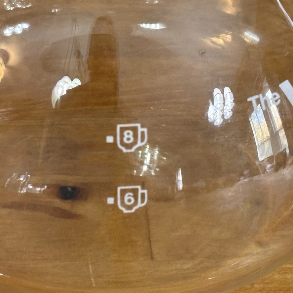 Chaleira de chá vintage Gemco "The Whistler" assobiando 8 xícaras de vidro para jantar - Imagem 4 de 4