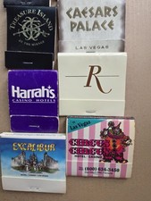 Vintage Matches Vegas Caesars Stardust Excalibur Harrahs