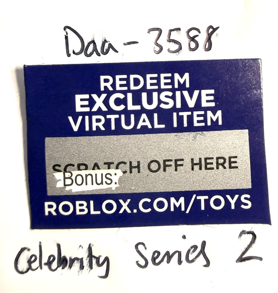 Roblox Celebrity Series 2 / 1 - Bonus Chaser Toy Code - Get it Fast ...