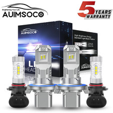 For Dodge Ram 1500 2500 3500 2006-2008 Led Headlight High Low Fog Light Bulbs