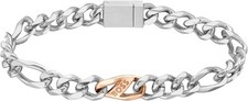 BOSS Jewelry Men's RIAN Collection Chain Necklace or Bracelet in Two-Tone Stain