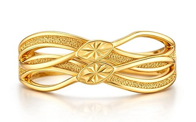 #ad DIAMOND CUT LADIES RING 22K YELLOW GOLD ** FREE SHIPPING ** New With Tag ** $597.34