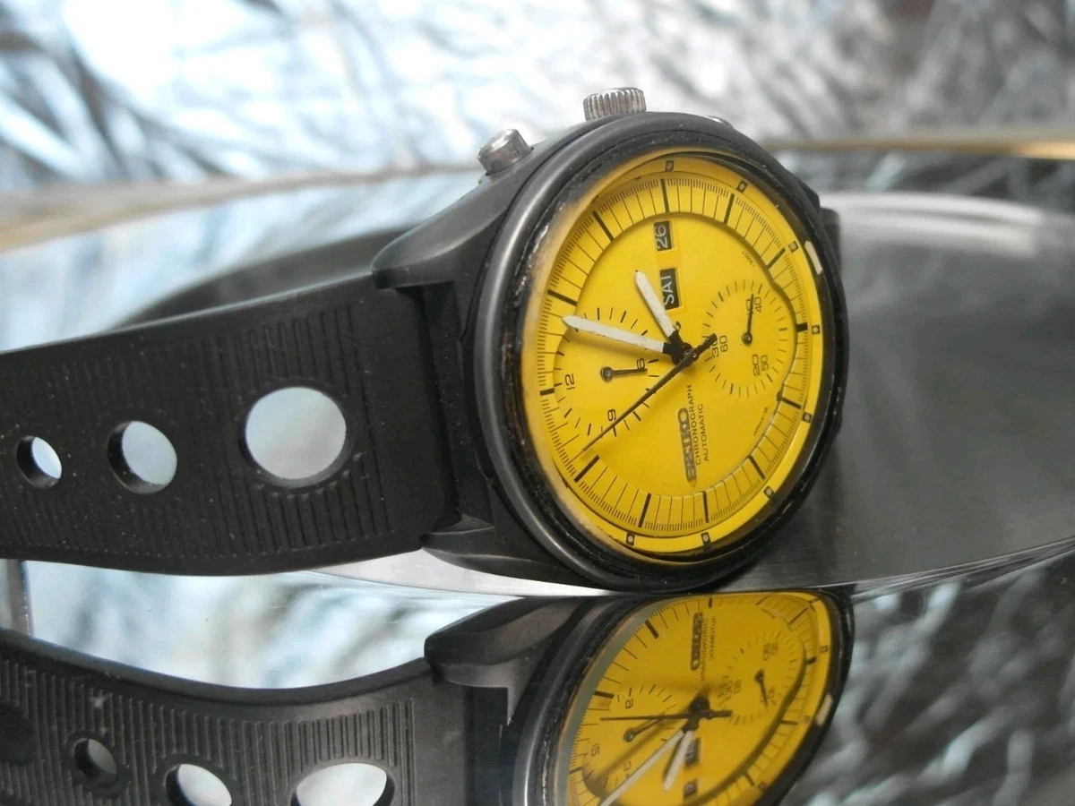 Seiko 6138-3002 "Jumbo" Chronograph Yellow Unikat - Top! 