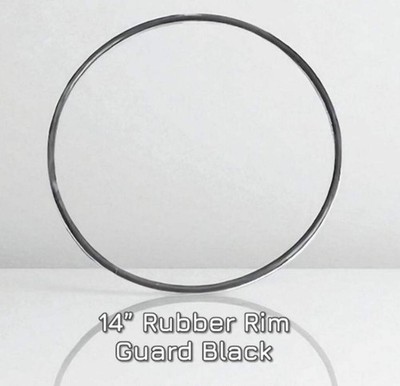 14  Rubber Rim Hoop Guard Protector for Roland Alesis or Acoustic Drum