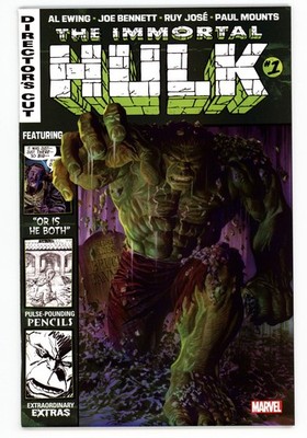 Immortal Hulk #1 Director's Cut NM 9.4 2019  Alex Ross Cover