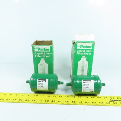 Parker Model 162 Liquid Line Filter Dryer 500PSIG For R-12,R-2,R-500,R-502 Lot/2