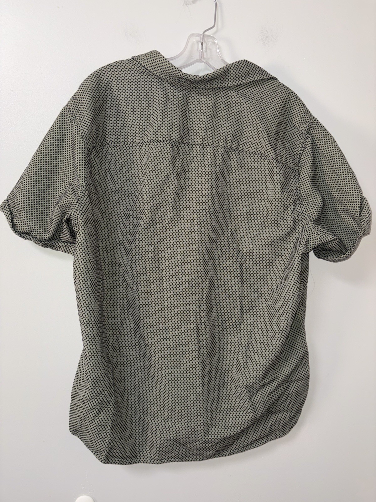Goodfellow green textured collared button down me… - image 4