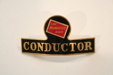 Milwaukee Road Railroad Conductor Hat Badge