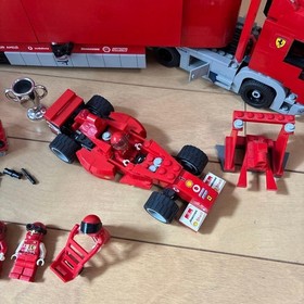 LEGO Racers Scuderia Ferrari Truck 8654 In 2005 Used Retired As Is