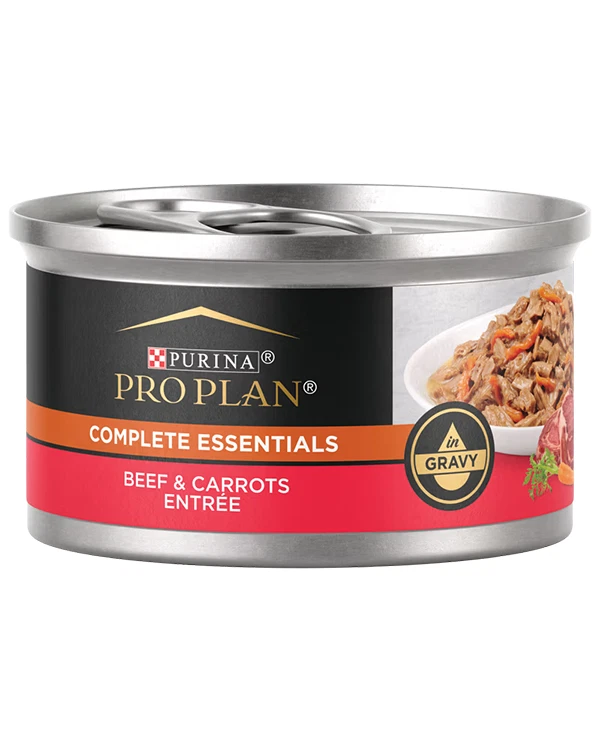 Purina Pro Plan Adult Complete Essentials Beef & Carrots in Gravy Entree Wet Cat - Image 2 of 4