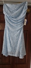 Teen/Young Adult Windsor Lt Blue Sequin Dress Size M-Short-NWT