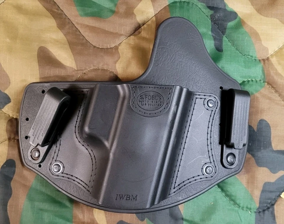 Fobus Universal Holster Right Hand Iwb Black With Clips Ruger American Pistol - Image 3 of 4
