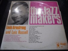 Louis Armstrong and Luis Russell Australian Album Jazz Makers RARE Swaggie S1267