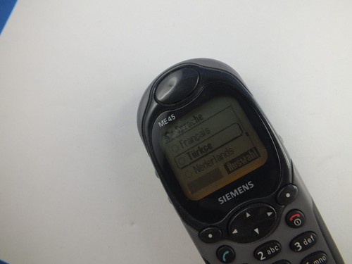 Siemens ME 45 pepple grey Movie Star Handy Kult Phone Telefon Rarität Unlocked - Bild 13 von 15