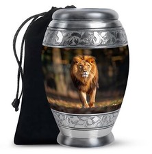 Lion Creamation Urns Adult, Funeral Urns Human Ashes, 10 Inch
