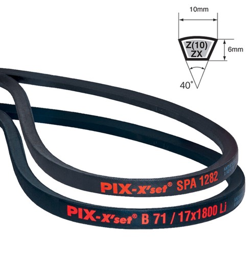 10 x 550mm Li V-belt to DIN2215 (Z21.5) - Picture 2 of 4