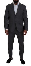 DSQUARED2 Suit 2 Piece CIPRO Gray Wool Single Breasted IT48/ US38 /M RRP 1750usd