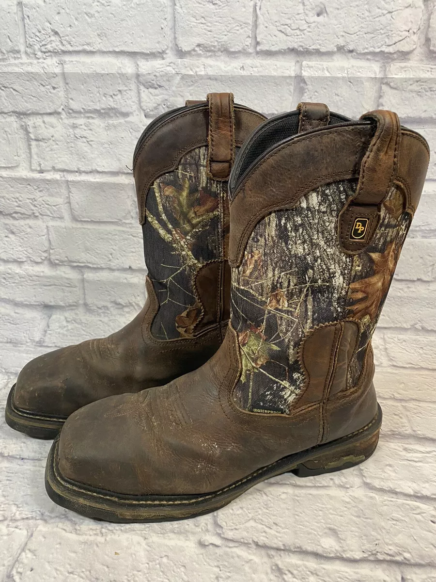 Justin men's waterproof composite toe camo hotsell work boots