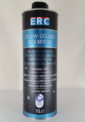 1L ERC Flow Guard Premium 1:1000 Diesel Kälteschutz Fließverbesserer 