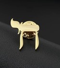 Stainless Steel Gold Chai Pin/brooch! Israel Pin! Jewish Pin!  — photo 1