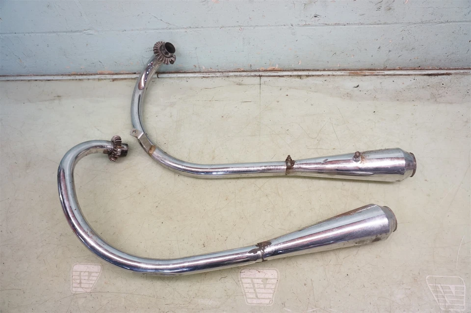 BSA A10R Super Rocket A10 A7 1962 unidad previa flash dorado *2635 tubos de escape  Foto 2 de 4