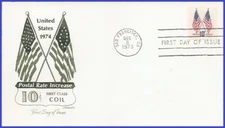 USA5 #1519 U/A ARTMASTER FDC   50 & 13 Star Flags