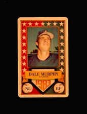 1983 Permagraphics All-Star GOLD DALE MURPHY credit card Braves Perma Graphics