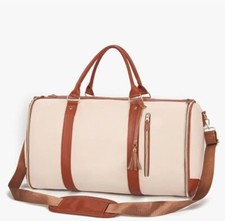 2 in 1 Hanging Suitcase Suit Water Resistant Duffel Travel Bags with Shoe Pouch