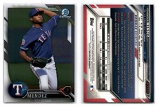 2016 Bowman Chrome Prospects #BCP199 Yohander Mendez - Texas Rangers