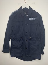 Karl Lagerfeld Military Embroidered Jacket Blazer Size Eu36 Blue Colour