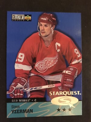 1997-98 Upper Deck Collector's Choice Starquest 3 Star Steve Yzerman #SQ67 HOF