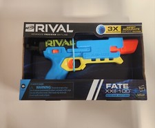 NERF Gun RIVAL FATE XXII-100 Single Shot Blaster with 3 Foam Ammo Balls