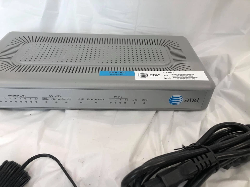 AT&T 250W EdgeMarc 8-Port Wireless VOIP Router Power Adapter IAD-250-ATT NEW - Image 3 of 4