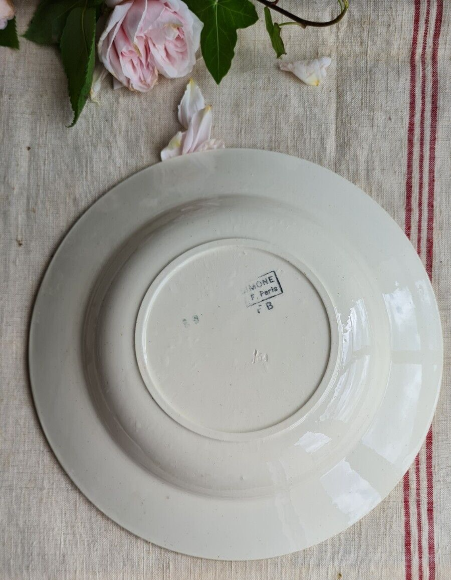 ANCIEN PLAT ROND creux Badonviller modele SIMONE EUR 1.000,00 - FR