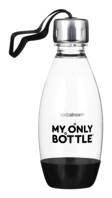 2X SodaStream Flasche to go Trinkflasche Wasser 0,5L Kunststoff My Only Bottle