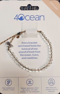 4Ocean Everglades Beaded Bracelet Brand New Free Shipping. Save The Oceans