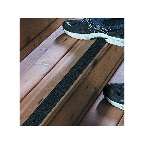 Black Diamond Safety Griptape – 5 Inch X 60 Foot Roll – Black – Non-Skid For Stairs & More