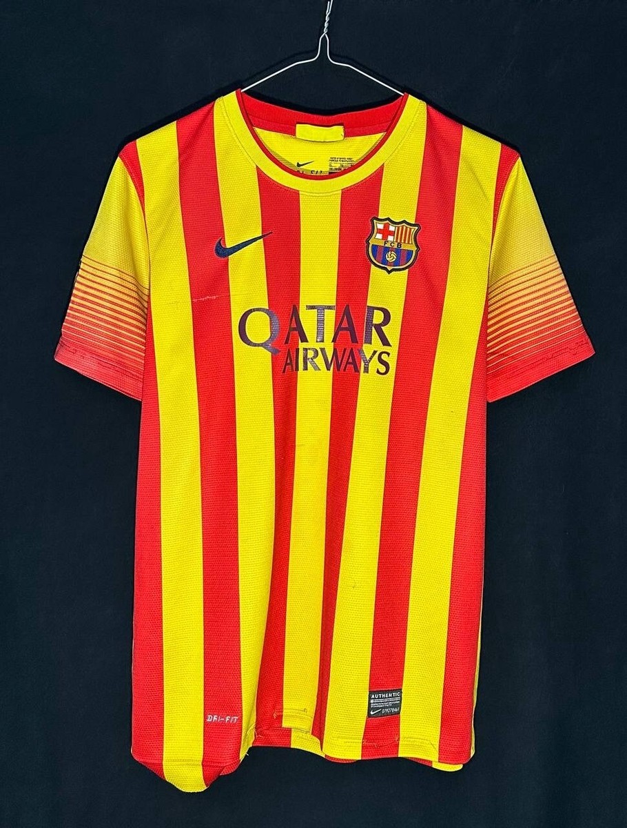 NIKE Barca FC youth jersey dri-fit soccer sz XL 13-15 yrs | eBay