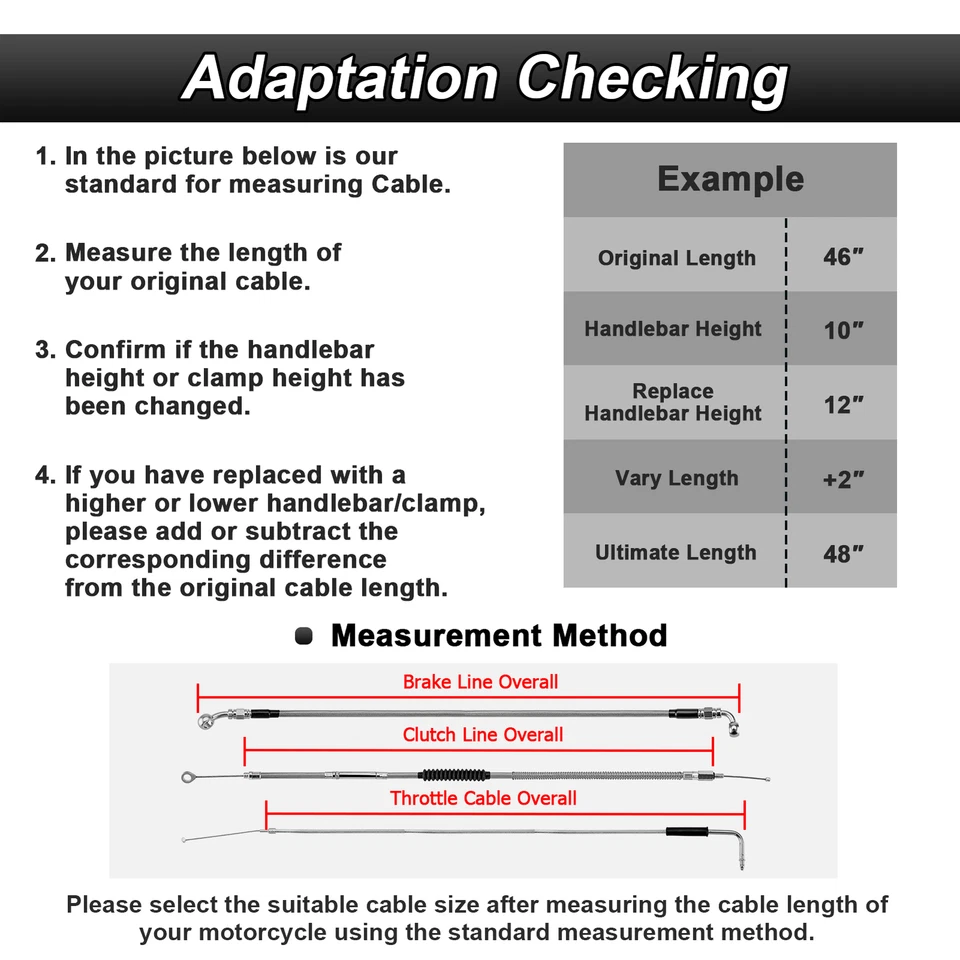 Steel Non-ABS Brake Line Kit Front +6" For Harley Sportster XLH 883 1992-2003 - Image 3 of 4