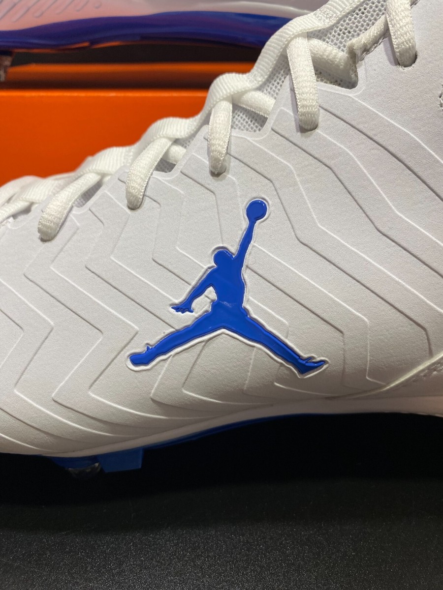 Nike Air Jordan UCLA Bruins PE Football Cleats Player Exclusive Size 16 RARE ?? West Coast just got blessed. ?? The UCLA Bruins are  main image 4