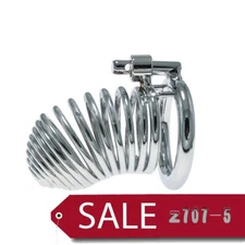 Men Wearing CB Chastity Device Going Out Ball Lock Cage Metal Chastity Lock Tool